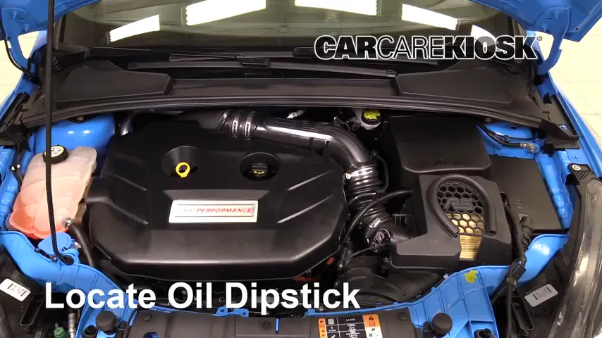 2017 Ford Focus RS 2.3L 4 Cyl. Turbo Oil Check Oil Level